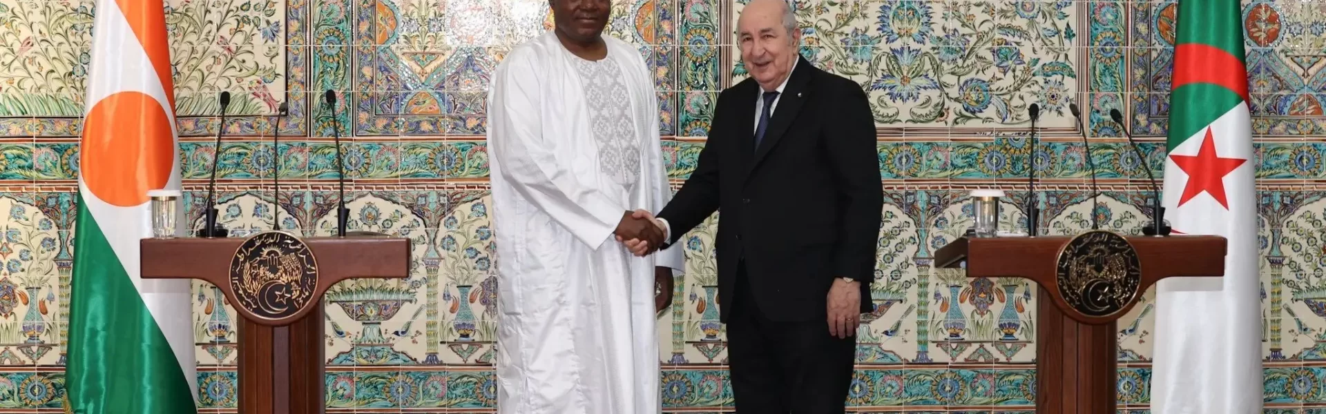 Abdourahamane Tiani et algérien Abdelmadjid Tebboune